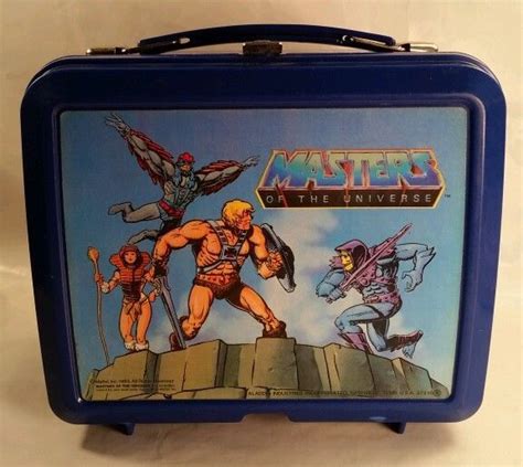 madters of the universe metal lunch box|Masters of the Universe Lunchbox with Thermos 1983 .